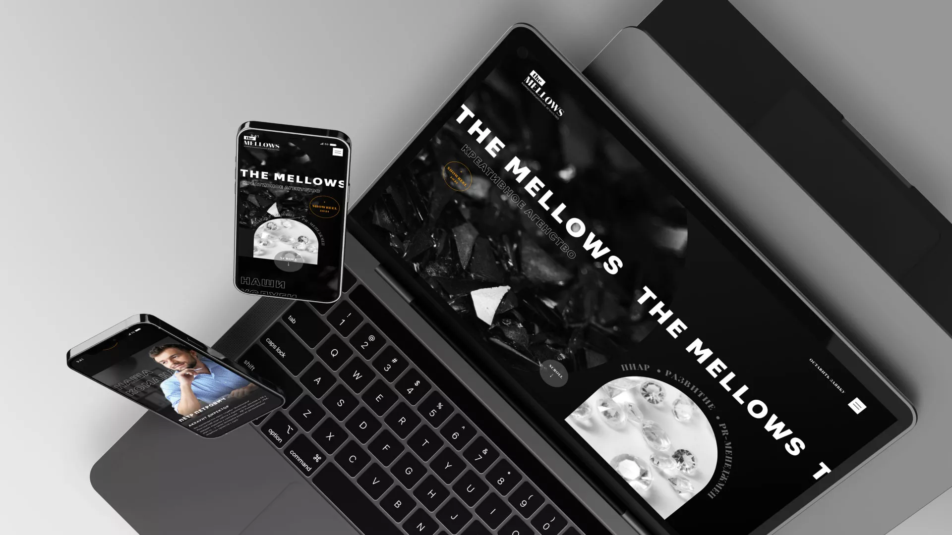 Разработка сайта креативного агентства «The Mellows» в Чудово