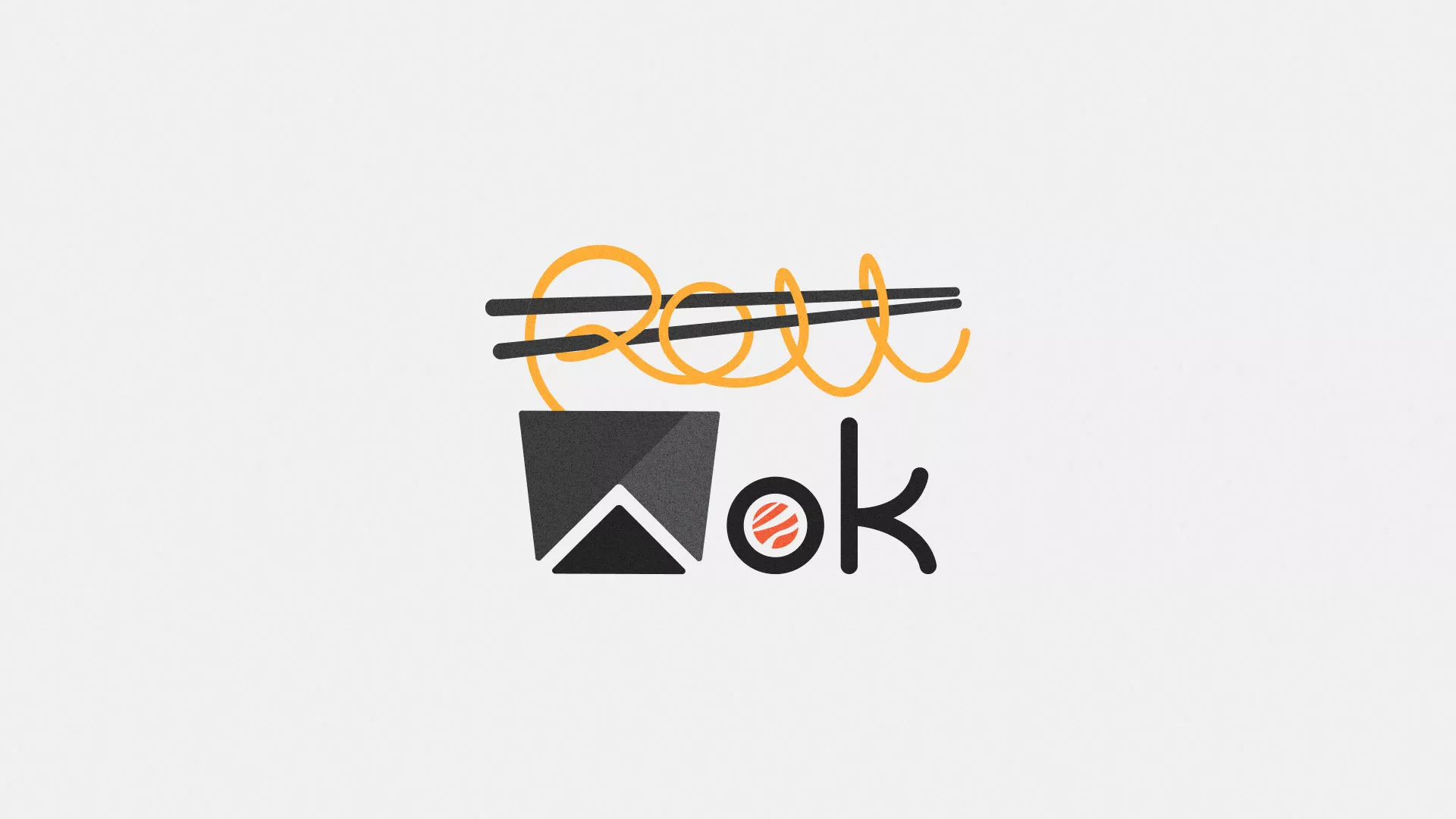Разработка логотипа в Чудово для суши-бара «Roll Wok Club» Разработка логотипа в Чудово для суши-бара «Roll Wok Club»